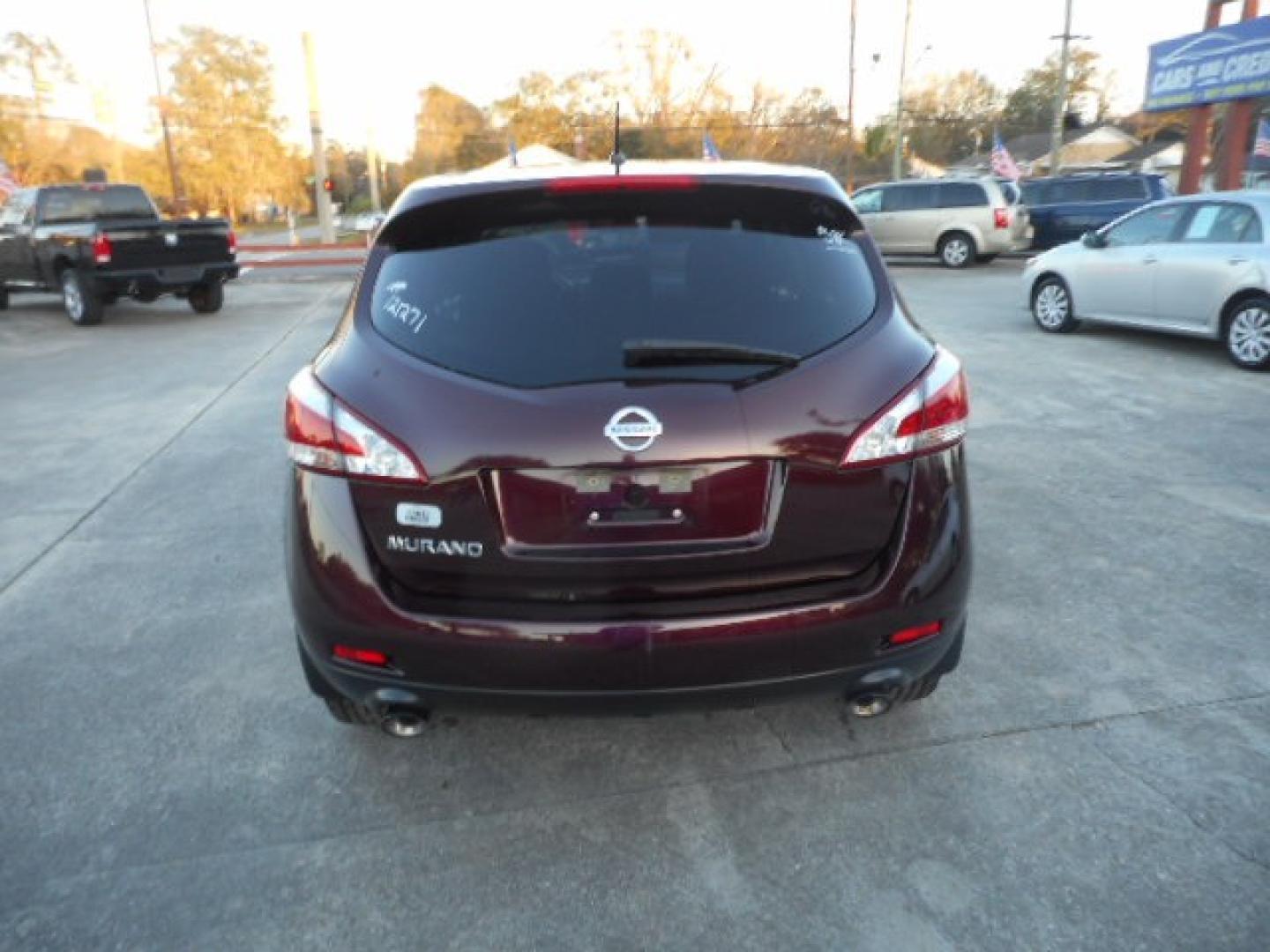 2014 BURGUNDY NISSAN MURANO S; SL (JN8AZ1MU9EW) , located at 1200 Cassat Avenue, Jacksonville, FL, 32205, (904) 695-1885, 30.302404, -81.731033 - Photo#3